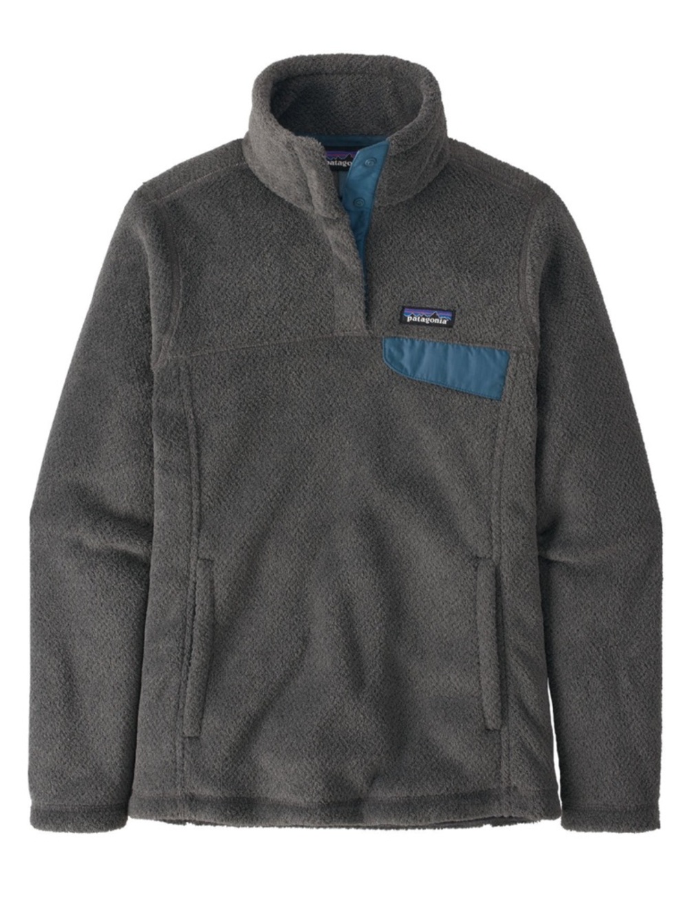 Patagonia Grey Re-Tool Snap-T Pullover Fleece Pullover Sweater Large